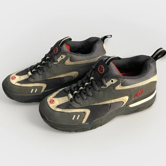 Heelys Other - Vintage Heelys Style 9078 Size 8 Alternative Wheels RARE Skater Shoes Grey/Red